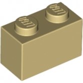 LEGO Steen 1x2 BEIGE (100 stuks) LEGO Steen 1x2 BEIGE (100 stuks)