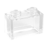 LEGO Steen 1x2 TRANSPARANT (100 stuks) LEGO Steen 1x2 TRANSPARANT (100 stuks)