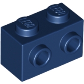 LEGO Steen 1x2 met Zij-noppen DONKERBLAUW (100 stuks) LEGO Steen 1x2 met Zij-noppen DONKERBLAUW (100 stuks)