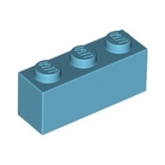 LEGO Brick 1x3 MEDIUM AZURE (100 pcs) LEGO Brick 1x3 MEDIUM AZURE (100 pcs)