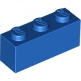 LEGO Steen 1x3 BLAUW (100 stuks)