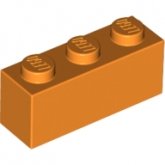 LEGO Steen 1x3 ORANJE (100 stuks)
