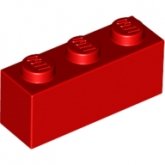 LEGO Steen 1x3 ROOD (100 stuks) LEGO Steen 1x3 ROOD (100 stuks)