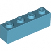 LEGO Steen 1x4 AZUURBLAUW (100 stuks) LEGO Steen 1x4 AZUURBLAUW (100 stuks)