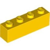 LEGO Steen 1x4 GEEL (100 stuks) LEGO Steen 1x4 GEEL (100 stuks)