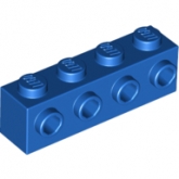 LEGO Steen 1x4 met Zij-noppen BLAUW (100 stuks) LEGO Steen 1x4 met Zij-noppen BLAUW (100 stuks)