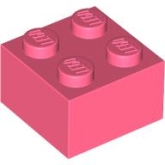 LEGO Steen 2x2 KORAAL (100 stuks) LEGO Steen 2x2 KORAAL (100 stuks)