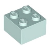 LEGO Steen 2x2 LICHTAQUA (100 stuks) LEGO Steen 2x2 LICHTAQUA (100 stuks)