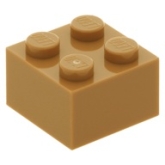 LEGO Steen 2x2 NOUGAT (100 stuks) LEGO Steen 2x2 NOUGAT (100 stuks)