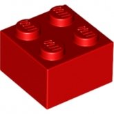 LEGO Steen 2x2 ROOD (100 stuks) LEGO Steen 2x2 ROOD (100 stuks)