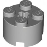 LEGO Steen 2x2 Rond LICHTGRIJS (100 stuks)