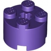 LEGO Steen 2x2 Rond PAARS (100 stuks) LEGO Steen 2x2 Rond PAARS (100 stuks)