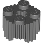 LEGO Steen 2x2 Rond met Grill DONKERGRIJS (100 stuks) LEGO Steen 2x2 Rond met Grill DONKERGRIJS (100 stuks)
