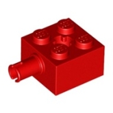 LEGO Steen 2x2 met Pin ROOD (100 stuks) LEGO Steen 2x2 met Pin ROOD (100 stuks)