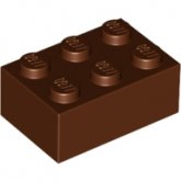 LEGO Steen 2x3 BRUIN (100 stuks) LEGO Steen 2x3 BRUIN (100 stuks)