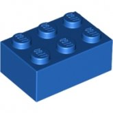 LEGO Steen 2x3 BLAUW (100 stuks) LEGO Steen 2x3 BLAUW (100 stuks)