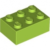 LEGO Steen 2x3 LIMEGROEN (100 stuks) LEGO Steen 2x3 LIMEGROEN (100 stuks)