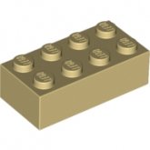 LEGO Steen 2x4 BEIGE (100 stuks) LEGO Steen 2x4 BEIGE (100 stuks)