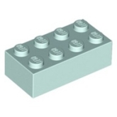 LEGO Steen 2x4 LICHTAQUA (100 stuks) LEGO Steen 2x4 LICHTAQUA (100 stuks)