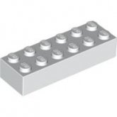 LEGO Steen 2x6 WIT (100 stuks) LEGO Steen 2x6 WIT (100 stuks)
