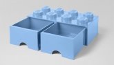 LEGO Steen Opberglade 8 LICHTBLAUW