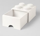 LEGO Steen Opberglade 4 WIT