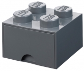 LEGO Opberglade 4 DONKERGRIJS
