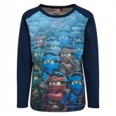 LEGO T-Shirt Ninjago BLAUW (Teo 104 Maat 110)