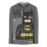 LEGO T-Shirt Batman DONKERGRIJS (M12010296 - Maat 122)