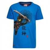 LEGO T-Shirt Ninjago BLAUW (Teo 314 Maat 104)