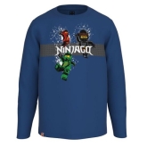 LEGO T-Shirt Ninjago DONKERBLAUW (M12010467 - Maat 104) LEGO T-Shirt Ninjago DONKERBLAUW (M12010467 - Maat 104)