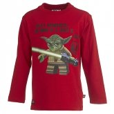 LEGO T-Shirt Yoda ROOD (Terry 655 Maat 104)