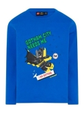 LEGO T-shirt Batman BLAUW (LWTAYLOR 704 - Maat 128)