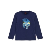 LEGO T-shirt City DONKERBLAUW (LWTANO 123 - Maat 128)