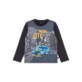 LEGO T-shirt City ZWART (LWTANO 122 - Maat 104)