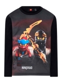 LEGO T-shirt Ninjago ZWART (LWTAYLOR 713 - Maat 110)