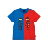 LEGO T-shirt Ninjago BLAUW (LWTANO 101 - Maat 110)