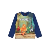 LEGO T-shirt Ninjago DONKERBLAUW (LWTANO 129 - Maat 128)