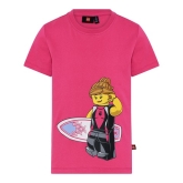 LEGO T-shirt Surferbabe DONKERROZE (LWTAYLOR 311 - Maat 134) LEGO T-shirt Surferbabe DONKERROZE (LWTAYLOR 311 - Maat 134)