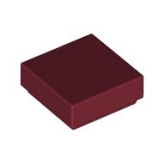 LEGO Tegel 1x1 DONKERROOD (100 stuks) LEGO Tegel 1x1 DONKERROOD (100 stuks)