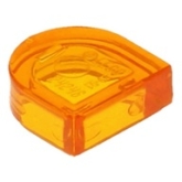 LEGO Tegel 1x1 Halfrond TRANSPARANT ORANJE (100 stuks) LEGO Tegel 1x1 Halfrond TRANSPARANT ORANJE (100 stuks)
