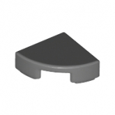 LEGO Tegel 1x1 Kwart Rond DONKERGRIJS (100 stuks) LEGO Tegel 1x1 Kwart Rond DONKERGRIJS (100 stuks)