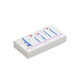 LEGO Tegel 1x2 Notitieblok WIT (10 stuks) LEGO Tegel 1x2 Notitieblok WIT (10 stuks)