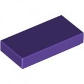 LEGO Tegel 1x2 PAARS (100 stuks)