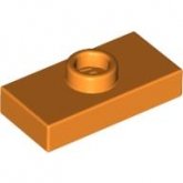 LEGO Tegel 1x2 met Nop ORANJE (100 stuks)