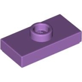 LEGO Plaat 1x2 met Nop LAVENDEL (100 stuks) LEGO Plaat 1x2 met Nop LAVENDEL (100 stuks)