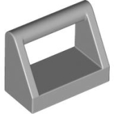 LEGO Tegel 1x2 met Hendel LICHTGRIJS (100 stuks) LEGO Tegel 1x2 met Hendel LICHTGRIJS (100 stuks)