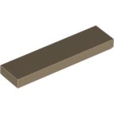 LEGO Tegel 1x4 DONKERBEIGE (100 stuks) LEGO Tegel 1x4 DONKERBEIGE (100 stuks)