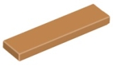 LEGO Tegel 1x4 NOUGAT (100 stuks)