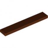 LEGO Tile 1x6 BROWN (100 pcs)